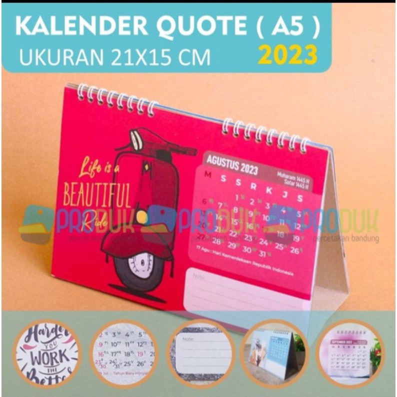 Jual Kalender Meja Murah Tahun 2023/Kalender Meja Quote 2023 | Shopee ...