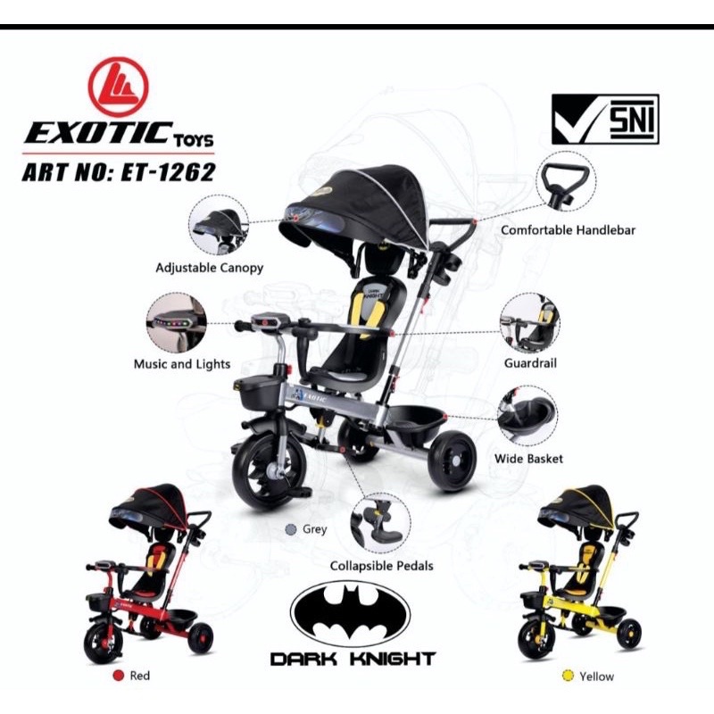 Batman tricycle stroller hotsell