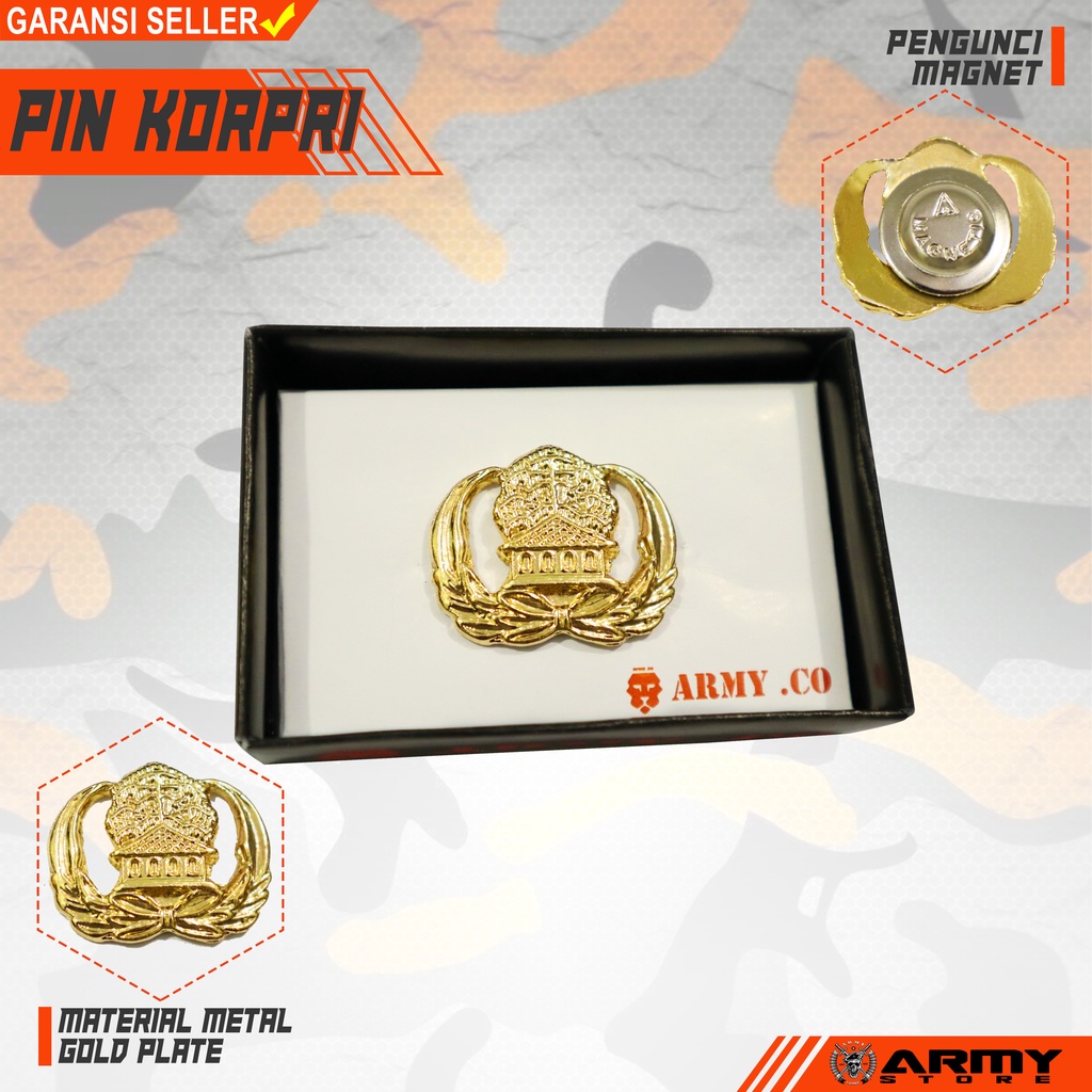 Jual Pin korpri tebal non akrilik | Shopee Indonesia
