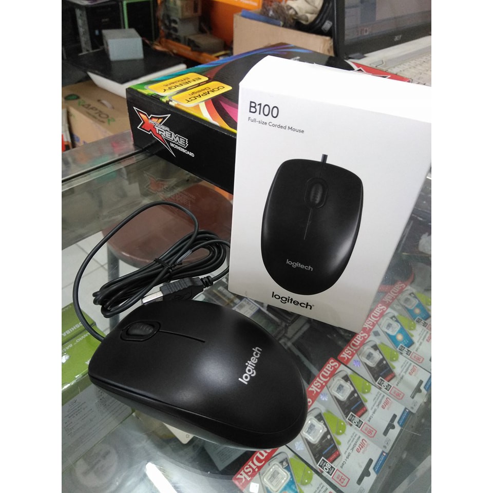 Jual Mouse Logitech B100 Original | Shopee Indonesia