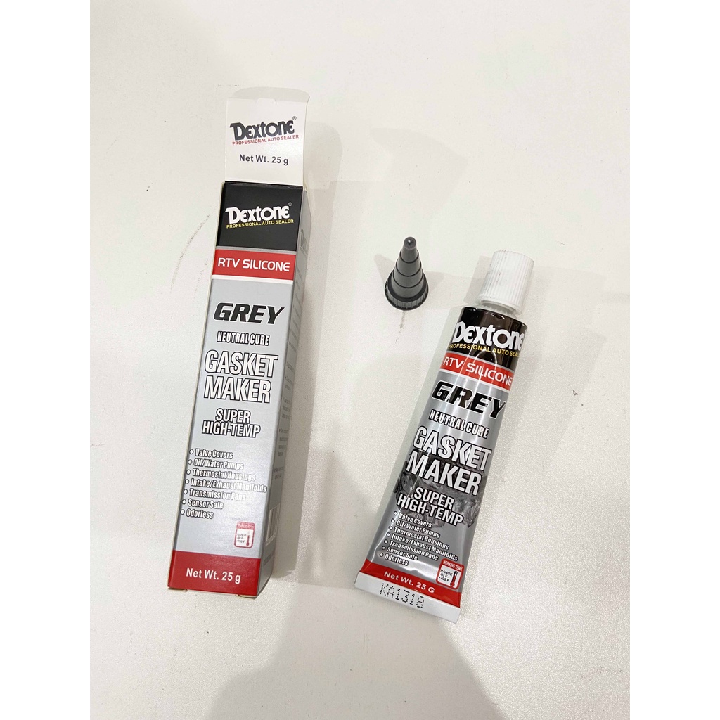 Jual DEXTONE SUPER GASKET SEALENT NETRAL GREY 25G LEM RTV SILICONE ABU ...