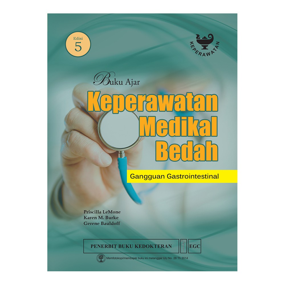 Jual Original Buku Ajar Keperawatan Medikal Bedah, Ed.5 (Ganguang ...