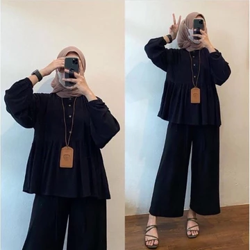 Raisa Blouse Rayon Crinkle Premium Rania Blouse Crinkle
