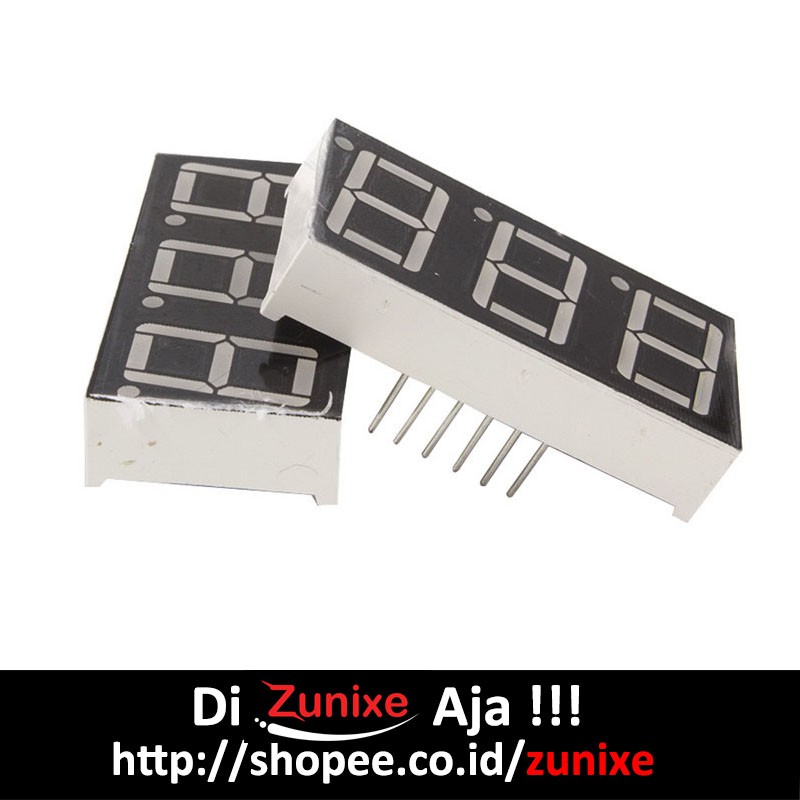 Jual 3 Digit LED Seven Segment 7 segmen 0.56