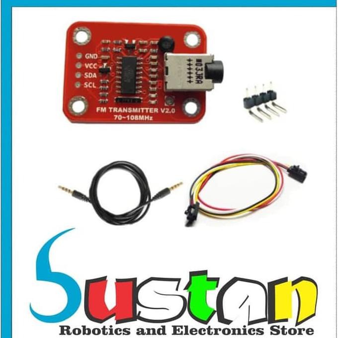 Jual Arduino Fm Transmitter Module V2.0 Pemancar Radio Fm I2C Iic 5V ...