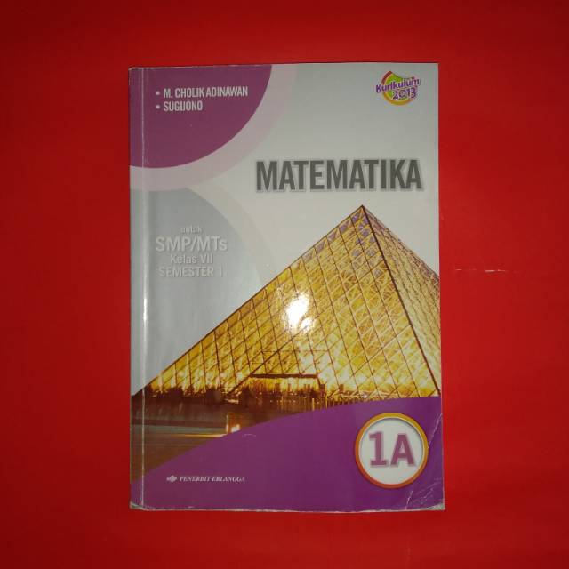 Jual Buku Pelajaran Matematika SMP Kelas 1A | Shopee Indonesia