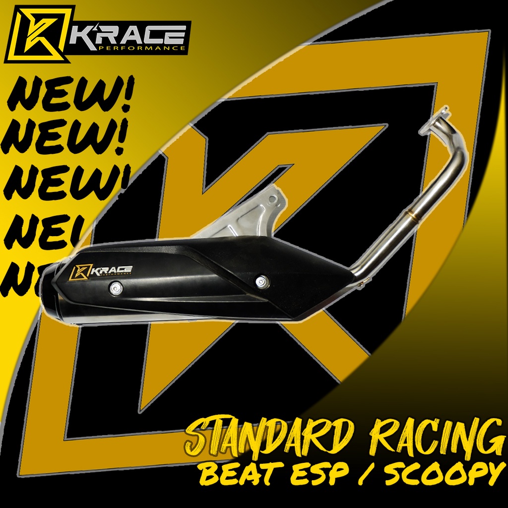 Jual Knalpot K'race Exhaust Standar Racing Beat Carbu,Facelift,Spacy ...
