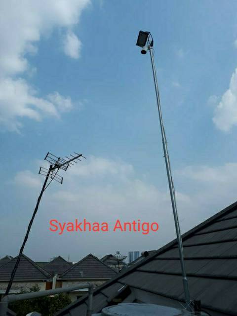 Jual Tiang Multifungsi 4,2m (CCTV, WIFI, Antena TV DLL) | Shopee Indonesia