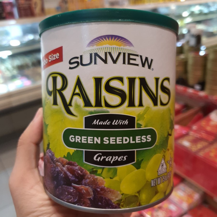 Jual Raisins sunview green seedless grapes 425 g kismis | Shopee Indonesia