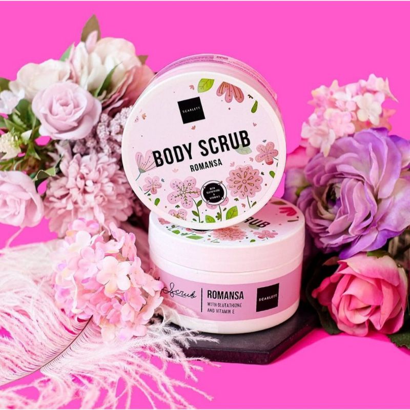 Jual Scarlett Body Scrub Romansa Shopee Indonesia 8876