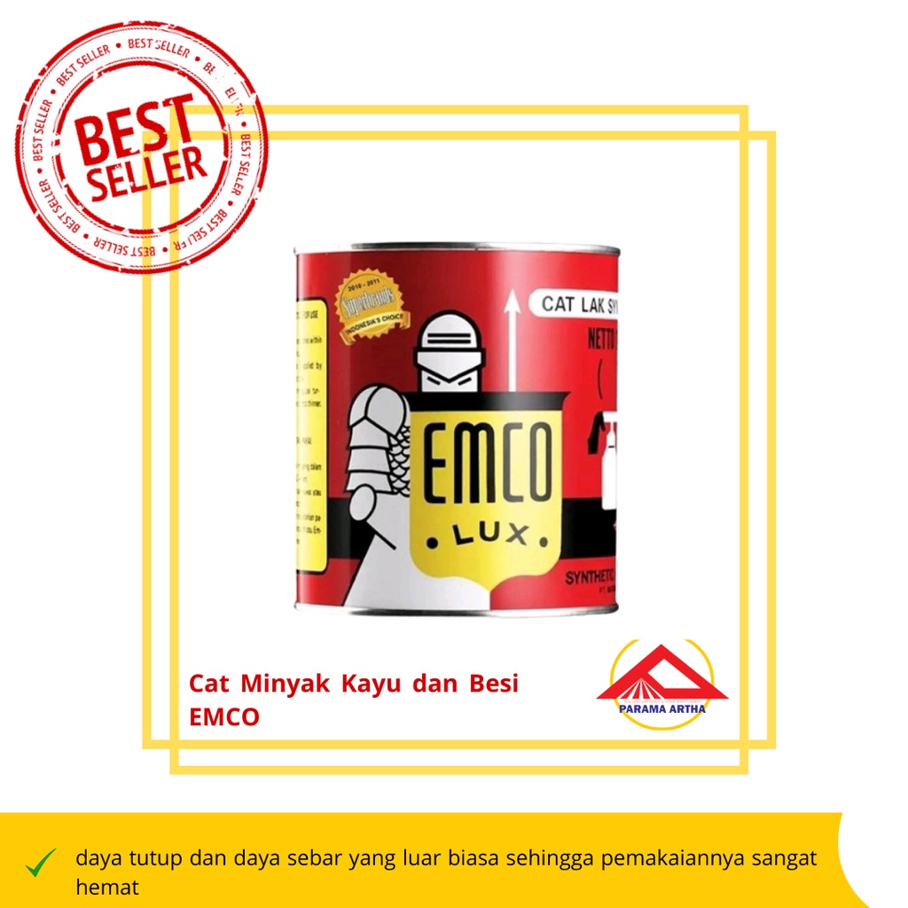 Jual Cat Minyak Kayu Dan Besi Emco Lux 1kg Shopee Indonesia 5697