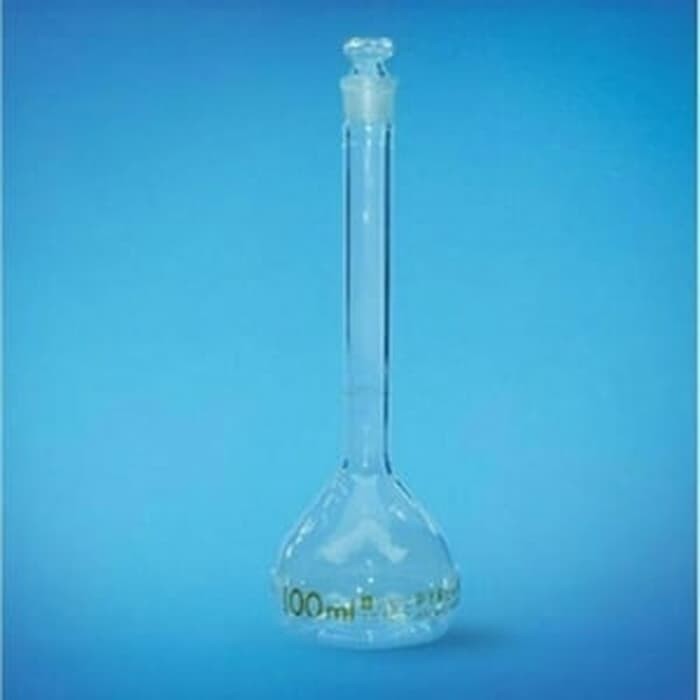 Jual Volumetric Flask 100 Ml With Ts Glass Stopper Iwaki Labu Ukur 100 Ml Iwaki Shopee Indonesia 8682