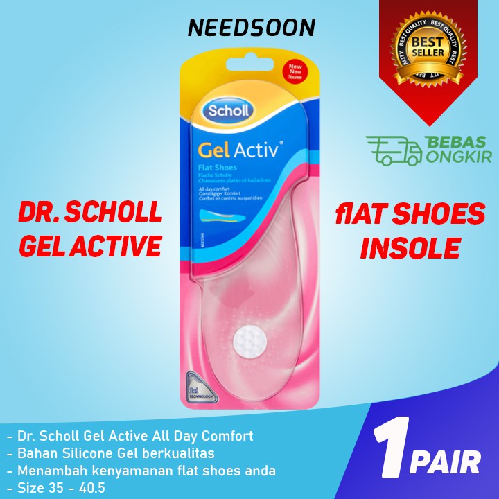 Scholl gel sale activ flat shoes