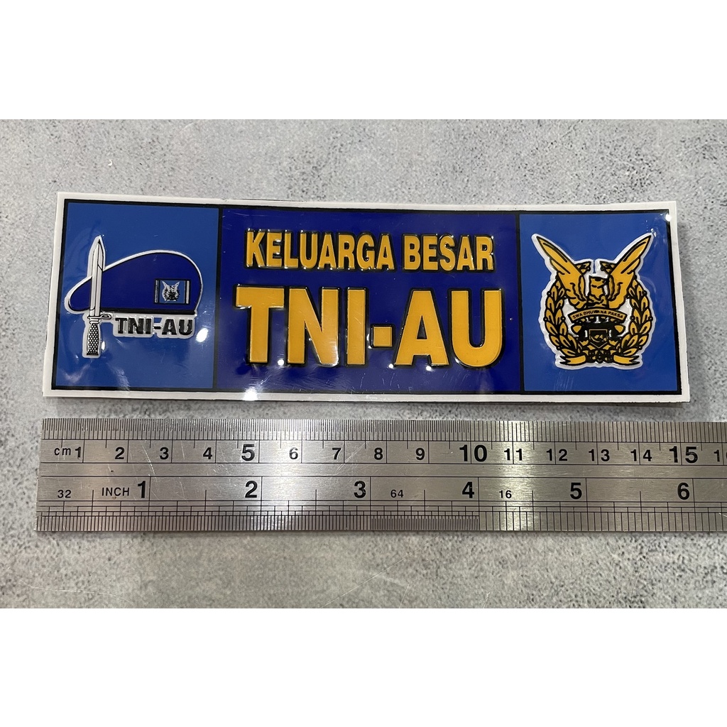 Jual Sticker Tni Au Panjang Stiker Tni Angkatan Udara Sticker Mobil Stiker Panjang