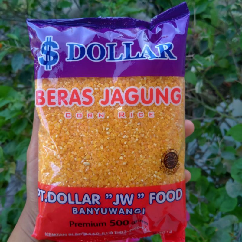 Jual Beras Jagung Dollar 500 Gram Shopee Indonesia 2099