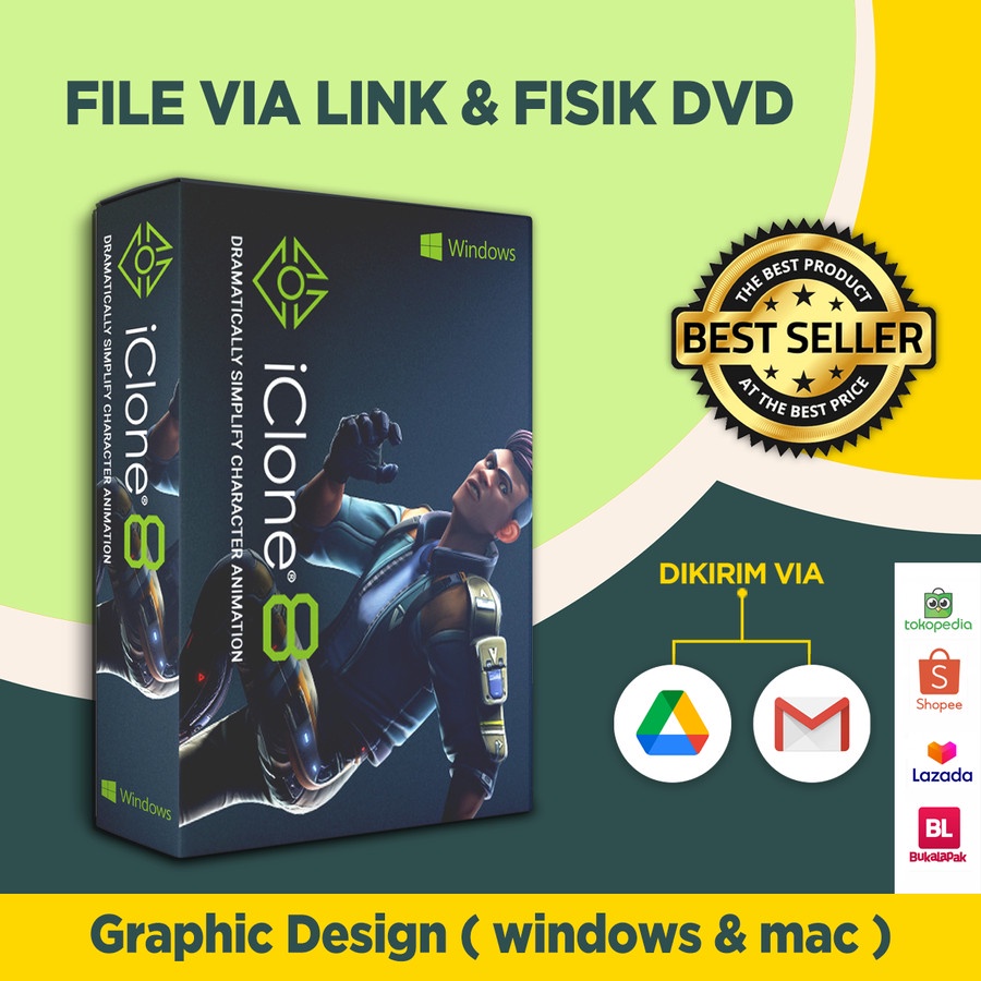 Jual Software 3D Animasi Reallusion IClone 8 Full Version | Shopee ...