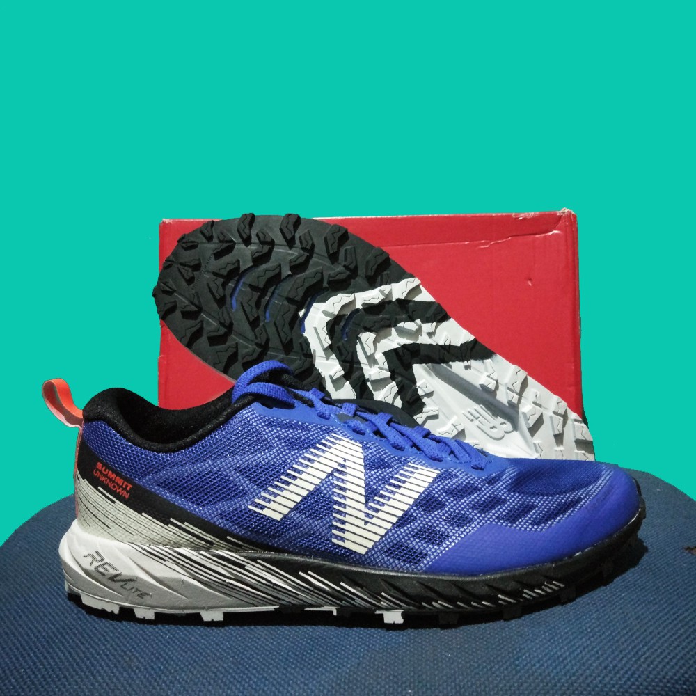 Sepatu Gunung Running Trail New Balance Summit Unknown Blue ORIGINAL