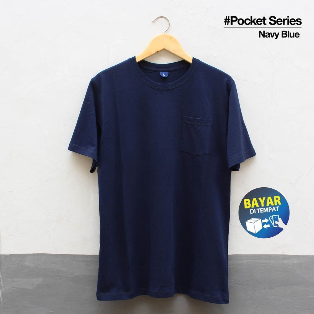 Baju store navy polos