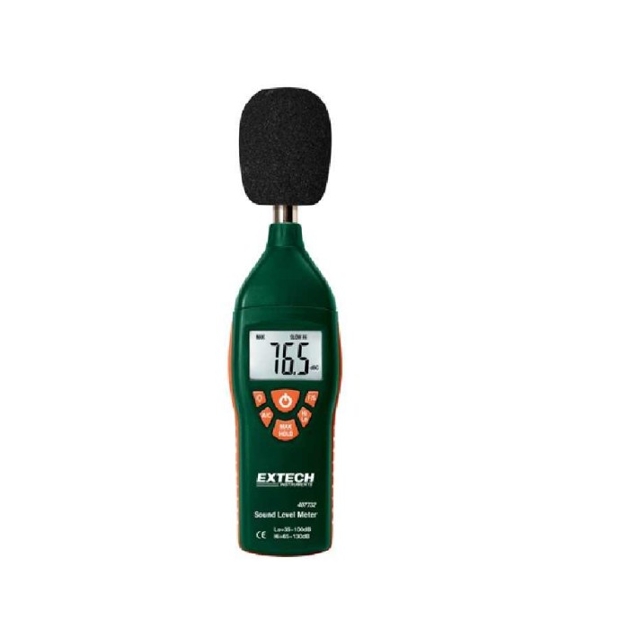 Jual Alat Ukur Suara Sound Level Meter Type 2 407732 Extech EX0000010 ...