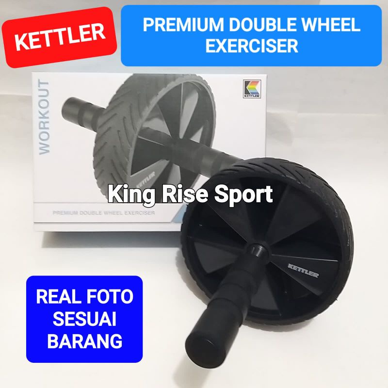 Jual Kettler Premium Double Wheel Exerciser ( New ) | Shopee Indonesia