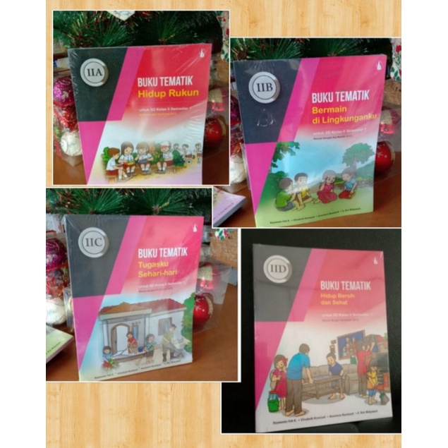 Jual Satu Paket Buku Tematik Kelas Sd Semester Shopee Indonesia