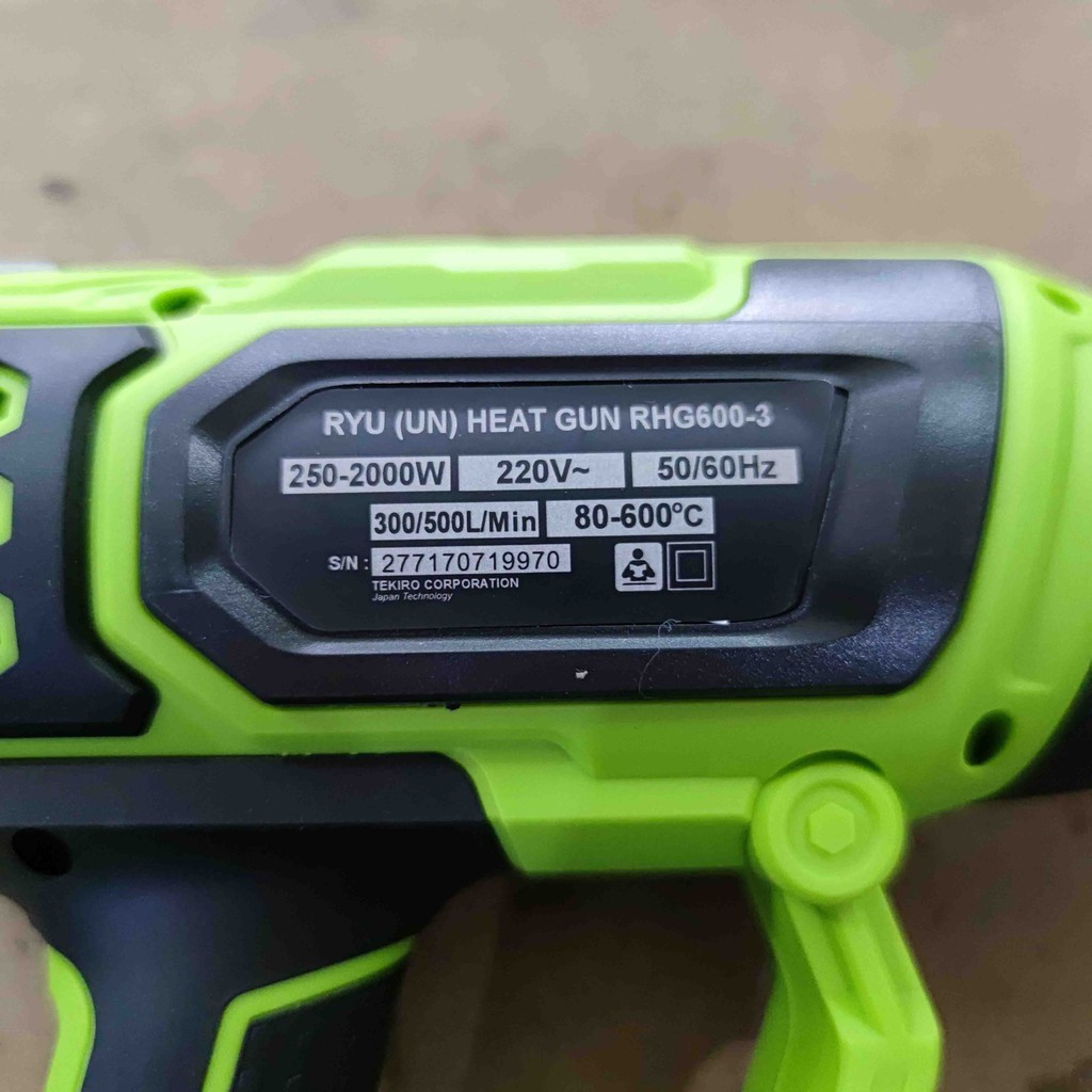 Jual Heat Gun Ryu RHG600-4 / Hot Air Gun | Shopee Indonesia