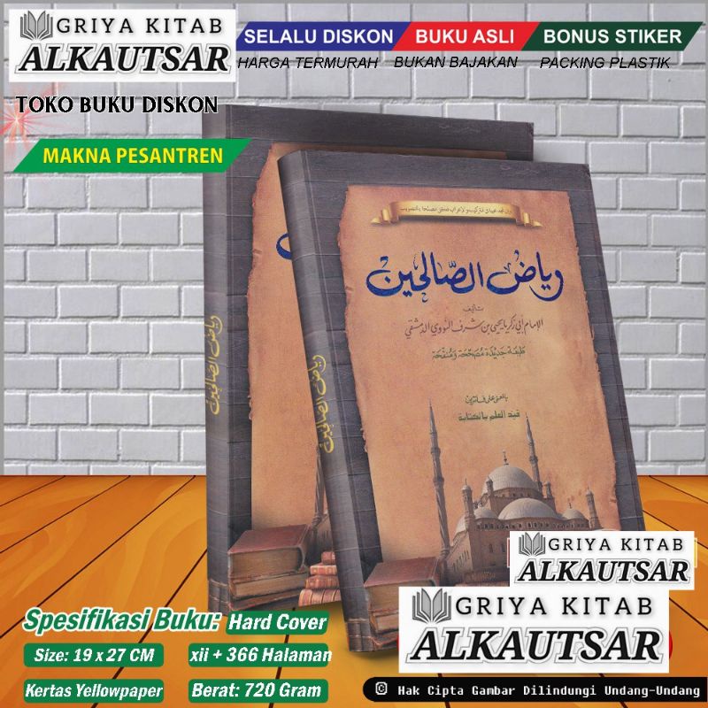 Jual Kitab Riyadhus Sholihin Makna Pesantren Shopee Indonesia