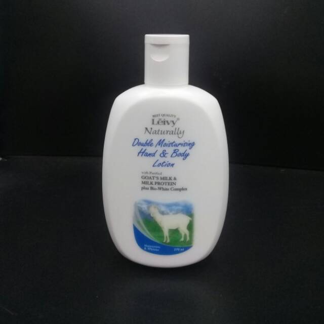 Jual Leivy Naturally Double Moisturising Hand And Body Lotion Goats Milk