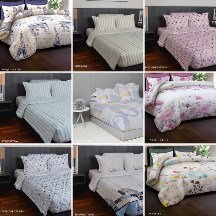 Jual King Rabbit FULL SET 100x200 Sprei Bedcover Kingrabbit ukuran ...