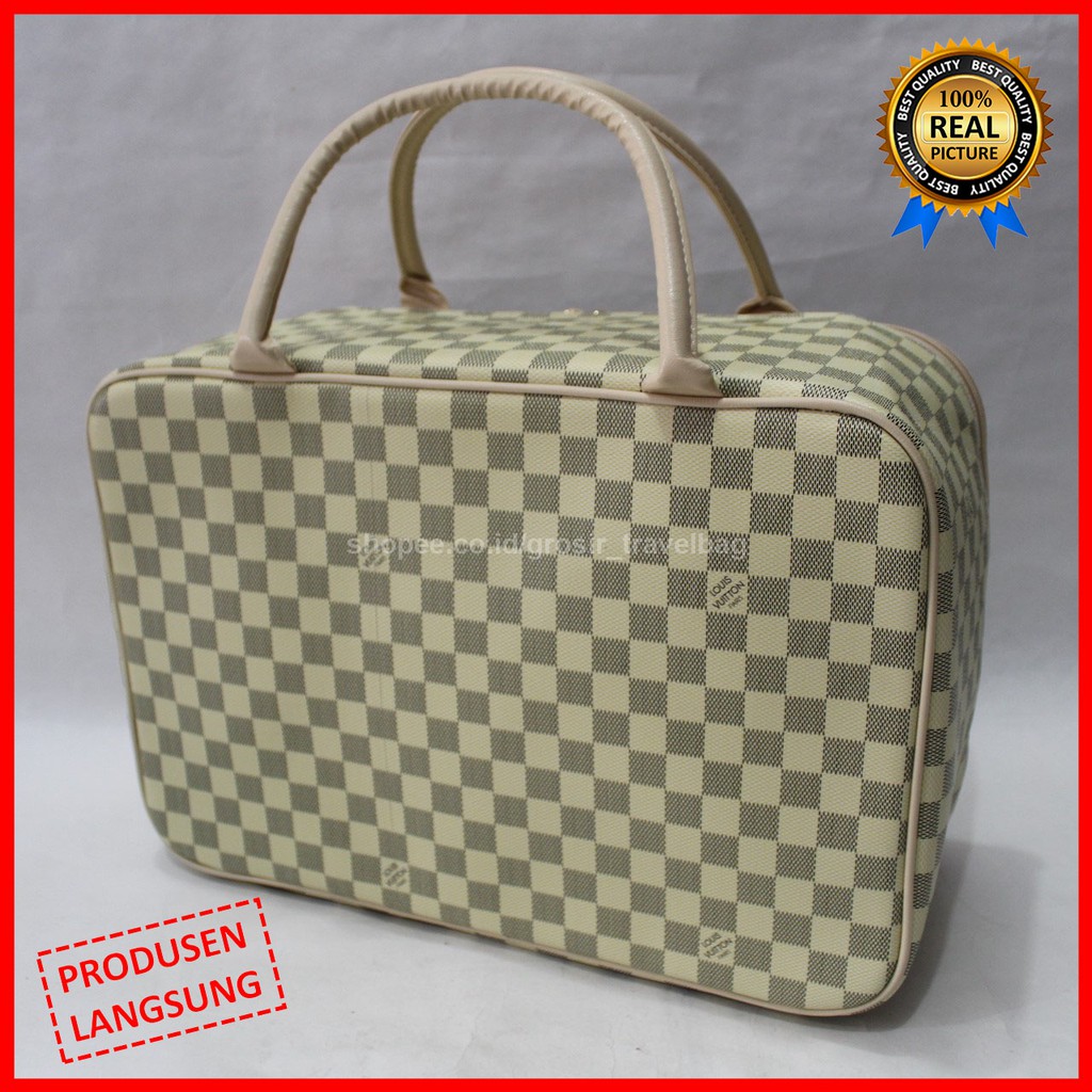 Bag Travel LV W8225 Bahan : Kulit Sintetis Kualitas : Semi Premium