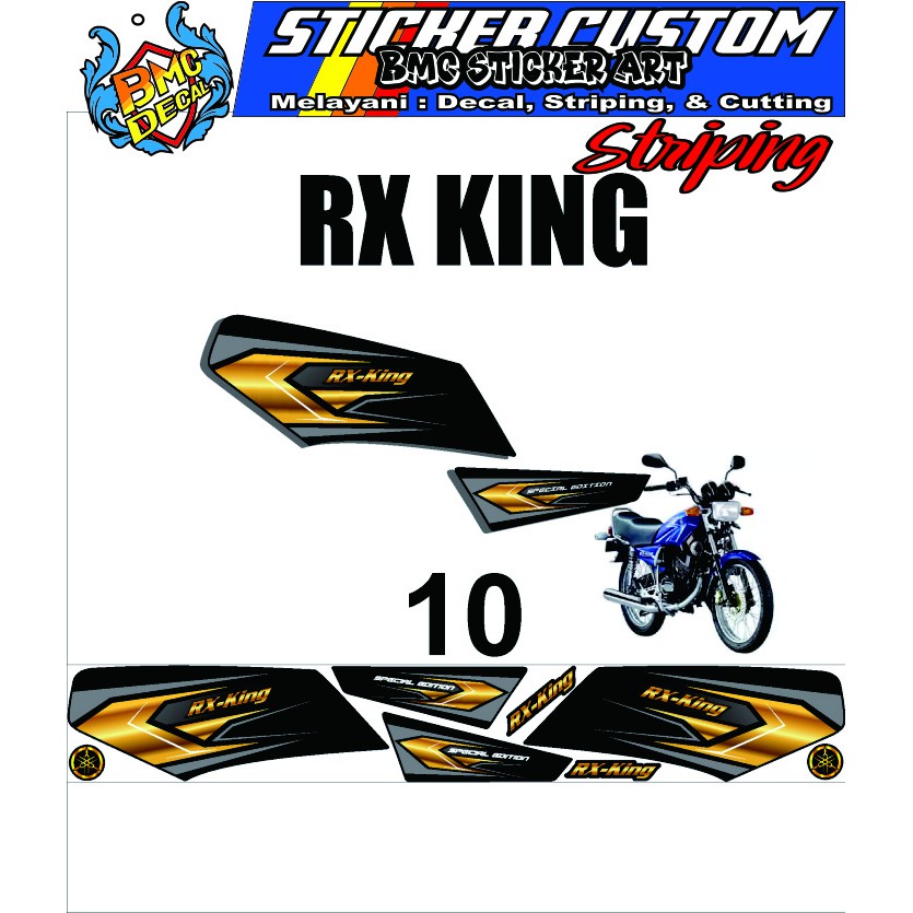 Jual Sticker Lis Striping Yamaha RX King (10) Non Custom - Sticker ...