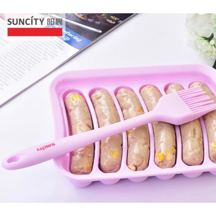 Jual Suncity Silicone Food Brush / Kuas Kue Roti BBQ Silikon | Shopee ...