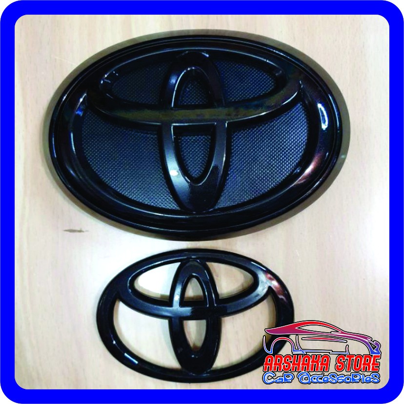 Jual Emblem Logo Toyota Fortuner Custom Set Shopee