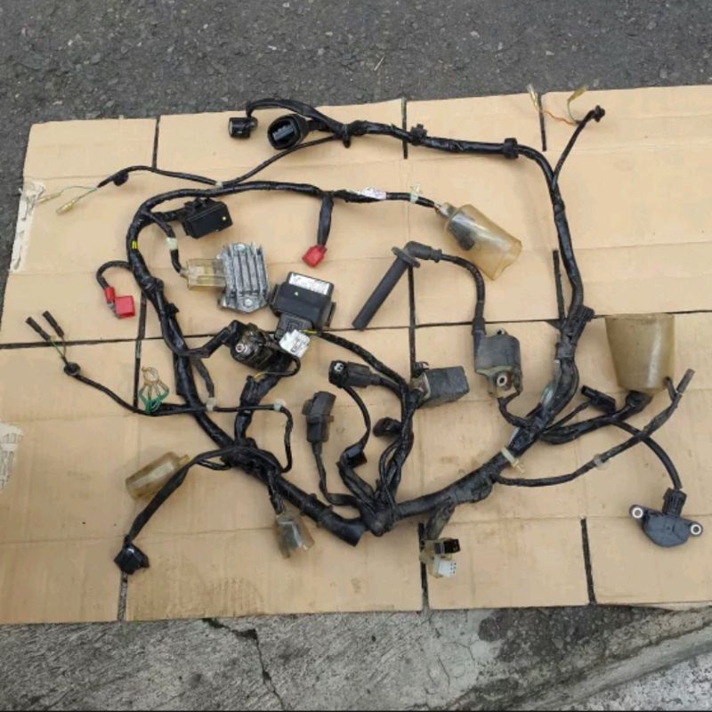 Jual WIRE HARNESS PGM FI UNIT RECTIFIER WINKER LED kabel body ecu K45 ...