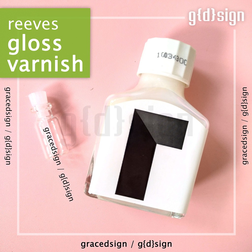Jual Reeves Gloss Varnish Share in Bottle Cat Akrlik Acrylic Paint
