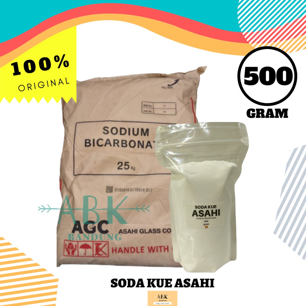 Jual SODA KUE ASAHI JEPANG 500GR BAKING SODA ASAHI SODIUM