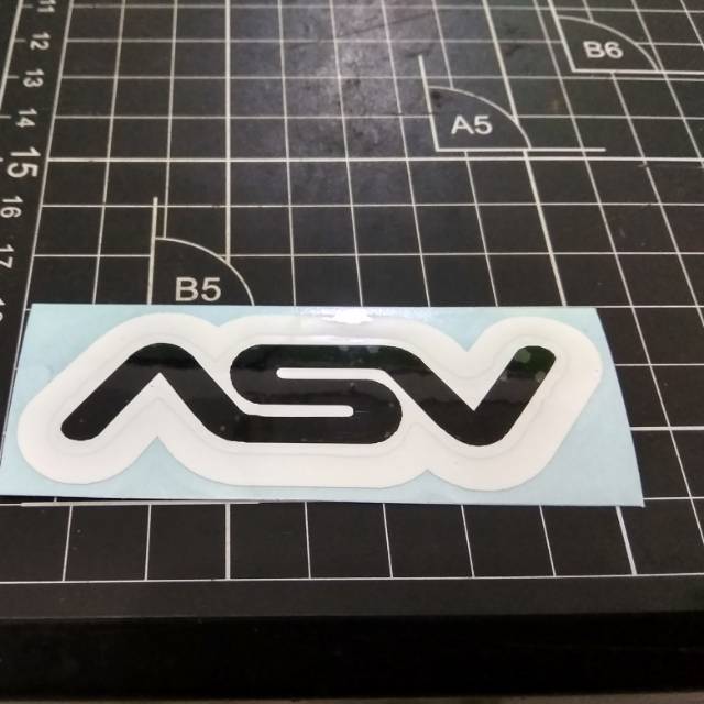 Jual Cutting sticker logo asv sticker sponsor | Shopee Indonesia