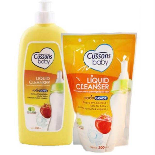 Jual Cussons Baby Liquid Cleanser 450ml Free 300ml | Shopee Indonesia