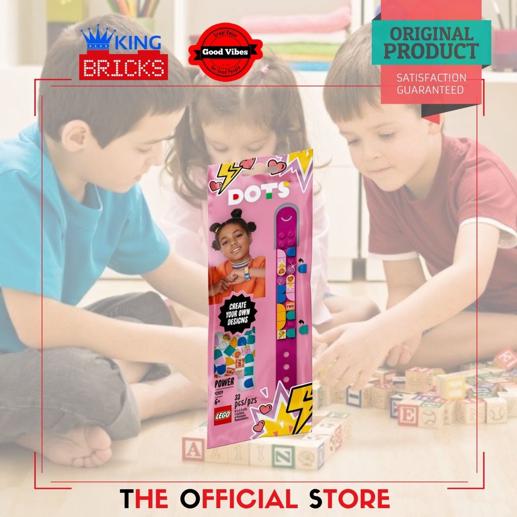 Jual LEGO Original DOTS 41919 Power Bracelet Mainan Anak