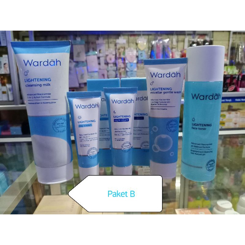 Jual PAKET Hemat WARDAH LIGHTENING SERIES | TERSEDIA 3 VARIAN | PILIH