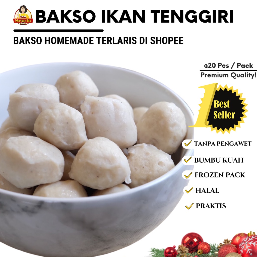 Jual Bakso Ikan Baso Ikan Tenggiri Premium Homemade Shopee Indonesia