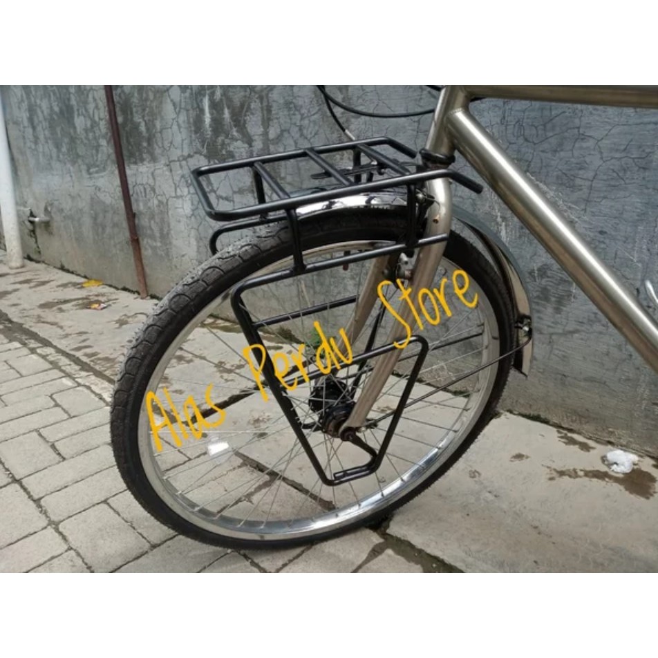 Jual Rack Pannier Sepeda Depan Custum Touring Model Surly Shopee Indonesia