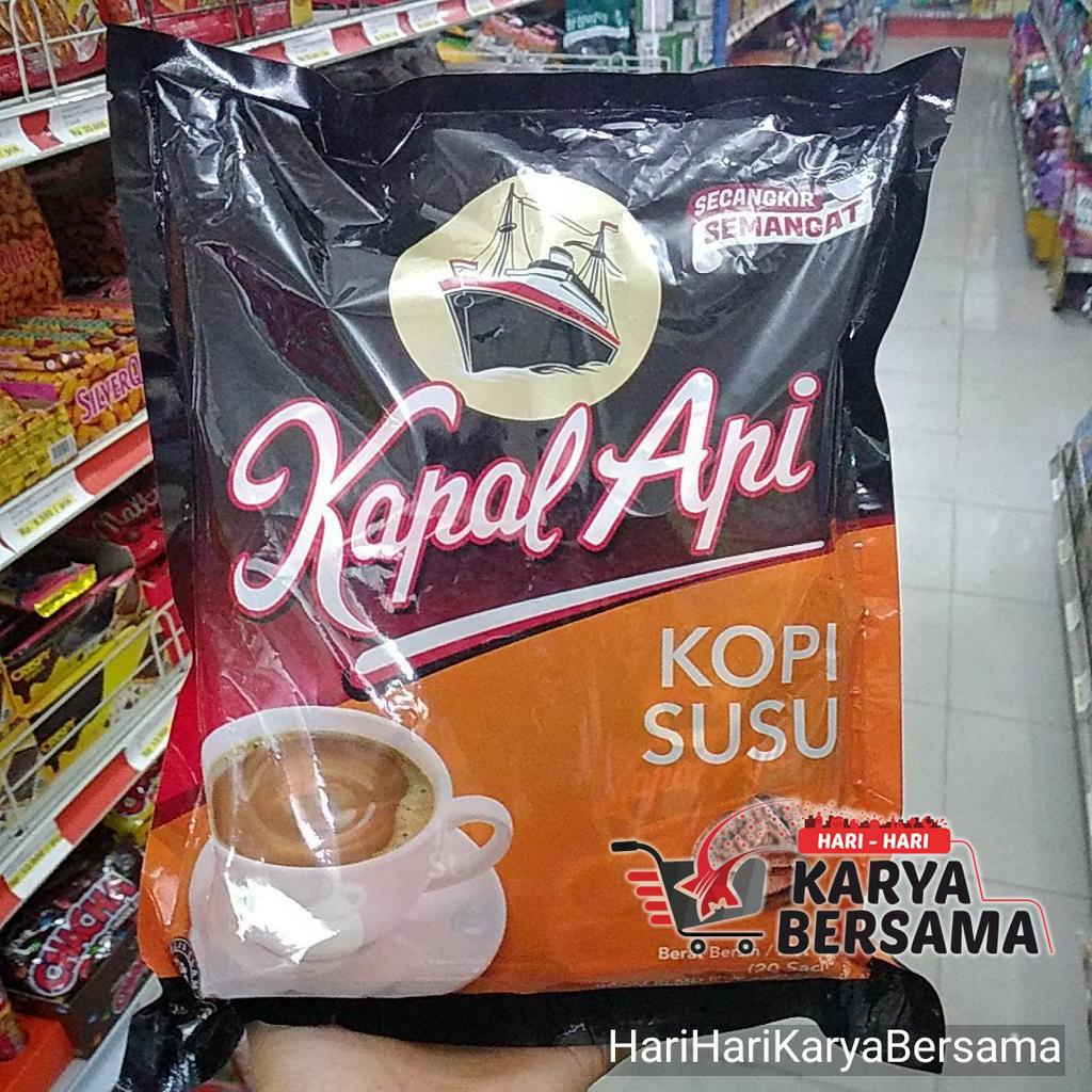 Jual Kopi Bubuk Kapal Api Kopi Susu Bag Sachet X Gr Shopee Indonesia