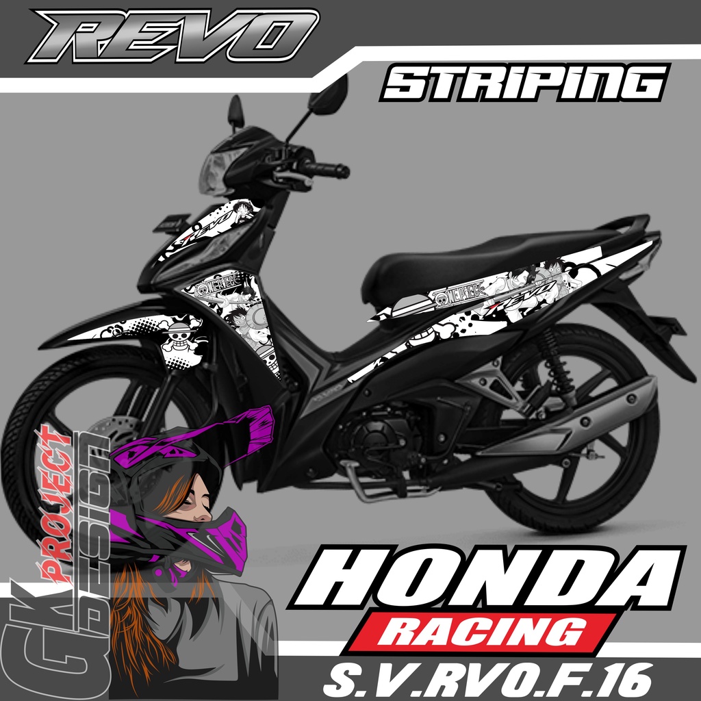 Jual STICKER STRIPING LIST VARIASI REVO FI NEW / REVO FIT INJEKSI ...