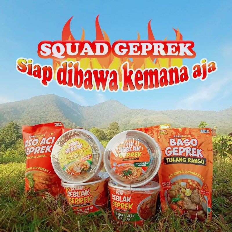 Jual Baso Geprek Tulang Rangu Baso Aci Geprek Soun Seblak Geprek