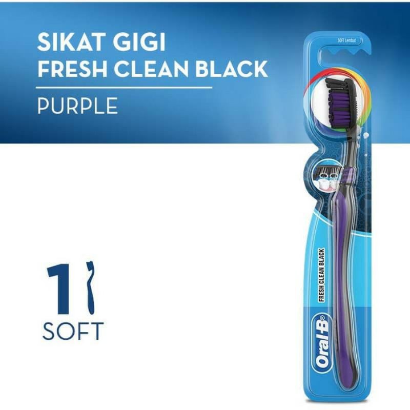 Jual Oral B Sikat Gigi Isi 3 All Rounder / Fresh Clean Black / Easy ...