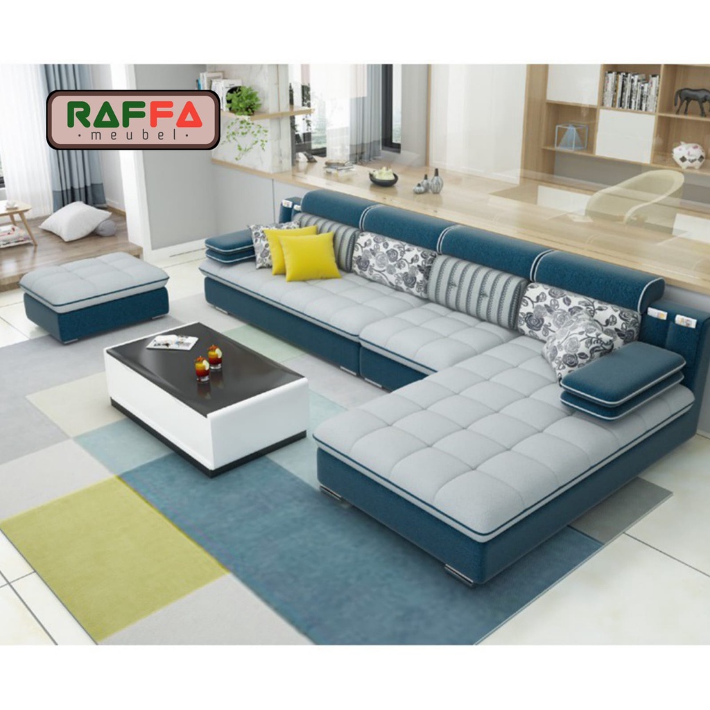 Jual SOFA TAMU MINIMALIS L SHAPE/LETTER L - SOFA SET MODERN - SOFA ...