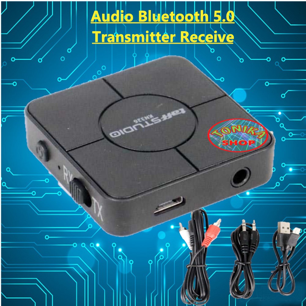 Jual Transmitter Receiver 2 in 1 pemancar dan penerima Audio Bluetooth