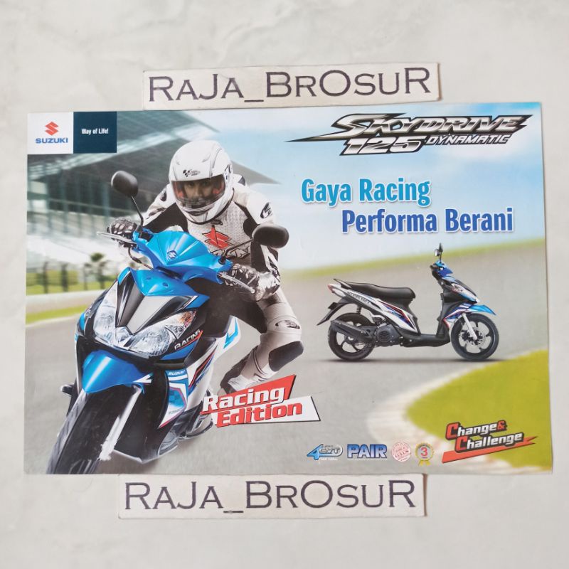 Jual Poster brosur flyer Suzuki Skydrive 125 Skydrive125 Dynamatic ...