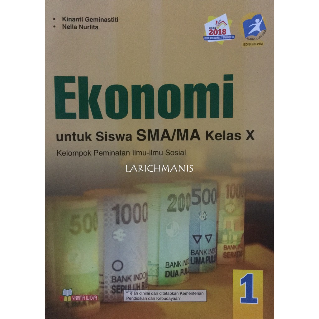 Jual BUKU EKONOMI KELAS 10 YRAMA WIDYA | Shopee Indonesia